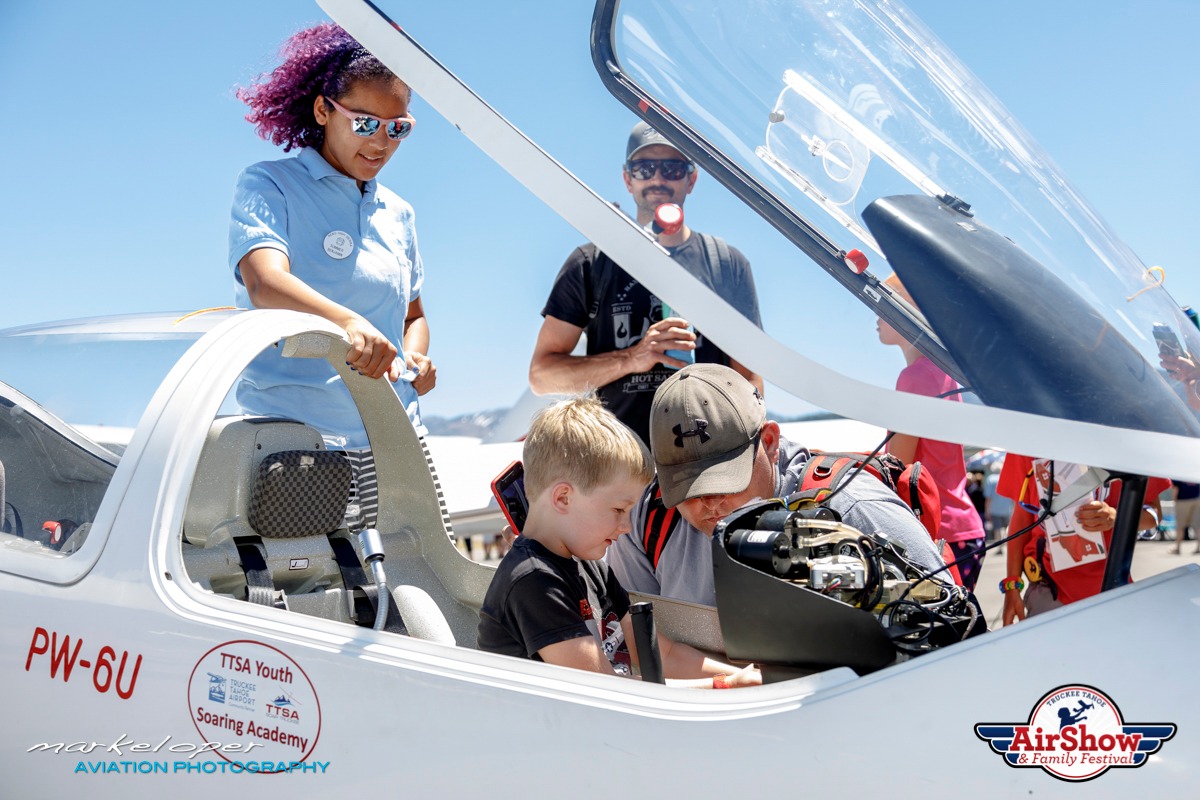 SoarTruckee's tweet photo. The Truckee Tahoe AirShow &amp; Family Festival is returning on Saturday, June 24th from 9 AM - 4 PM! Mark your calendars and save the date! 🗓️

https://t.co/upyAyjA9Xz

#TruckeeLife #TruckeeLove #Truckee #TahoeLife #TahoeLove #Tahoe #LakeTahoe #AirShow https://t.co/GVPyjNOhf7