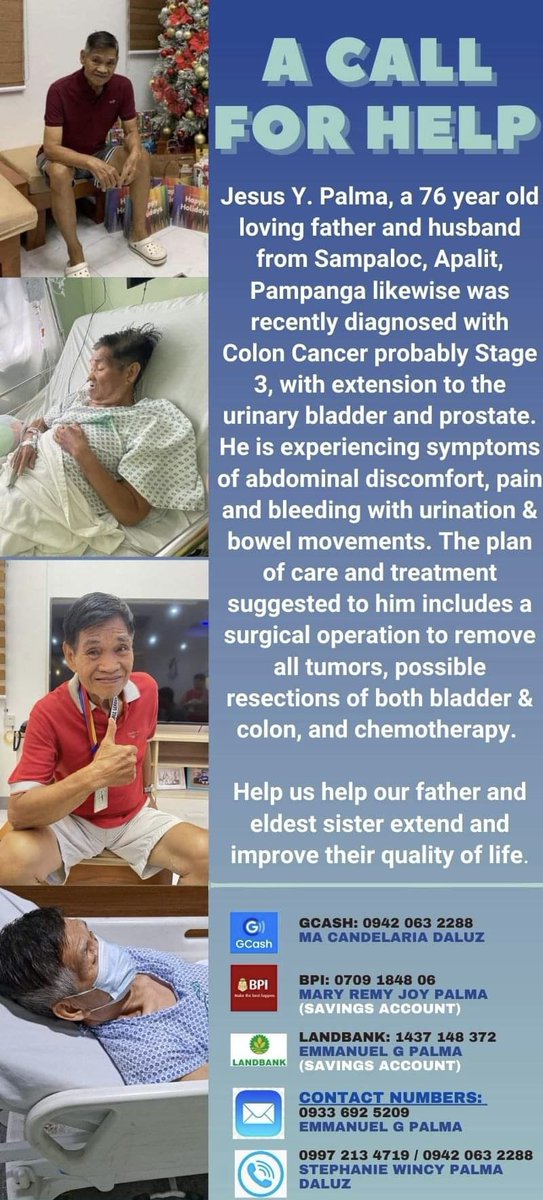 There are situations that are way beyond our control. We are humbly asking for your help to be able to support our father and eldest sister’s medical needs. Please pray for us too, as we face one of the biggest challenge in our lives as a family.
Thank you so much.🙏🏻