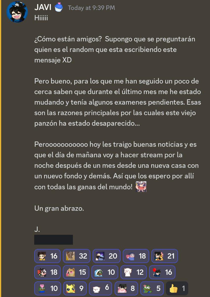 Wolfimation__'s tweet photo. 📣|| Javi vía discord. https://t.co/WmTdmiNn4A