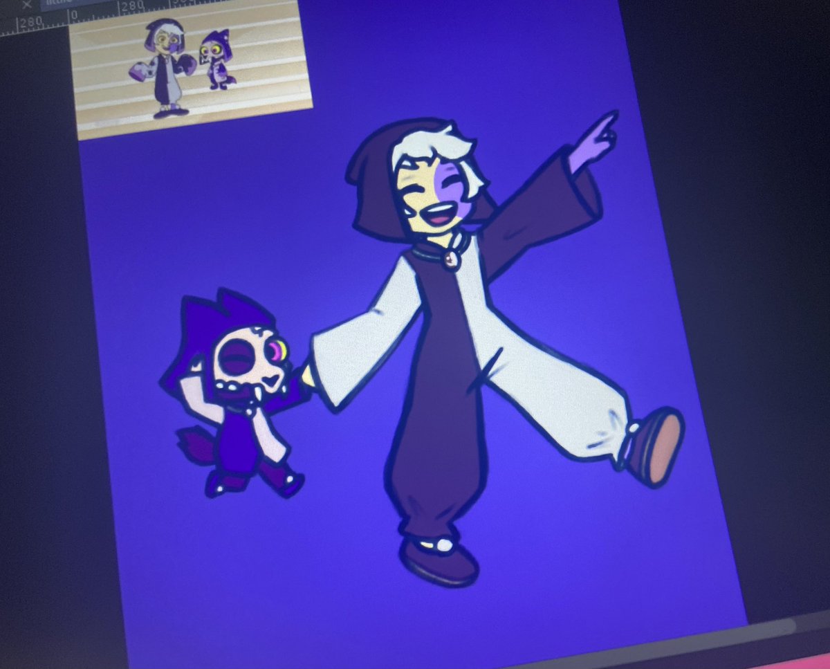 peachyoco's tweet photo. i have this wip from before the finale but do i wanna finish it or draw smth new HMMMMM https://t.co/4rX1eKDr7c