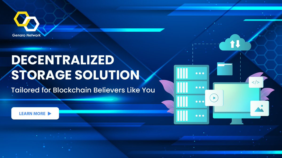 Looking for a better way to store your data online? We provides advanced encryption and user-controlled access, your data will be in good hands. 🌐

#Blockchain #CloudStorage #Clouds #Storage #cloudsecurity #security #Cloudspace #Encrypt #Cryptos #CryptoMarket #cryptocurrency