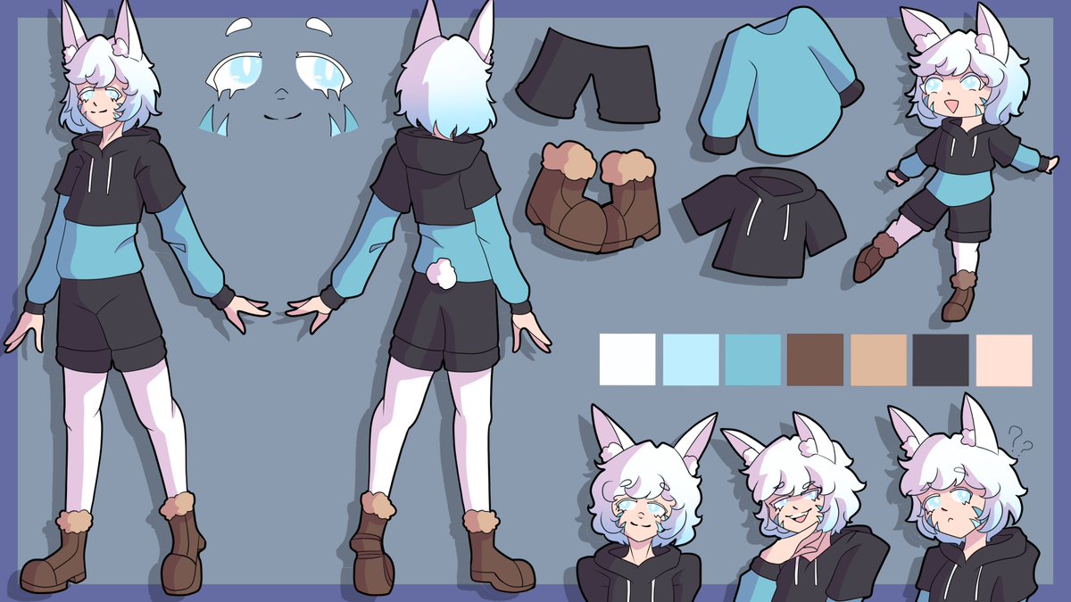 SleepyRaan's tweet photo. Decided to finally get a ref sheet done for Luma, absolutely LOVE how it turned out, big thanks to @elin3a_ for doing it insanely fast! https://t.co/pacMN3Psk3
