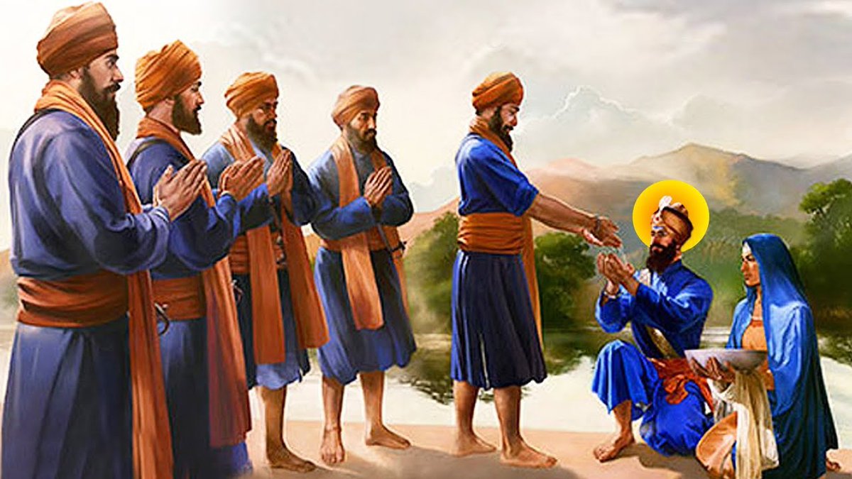 Today (14th April) Sikhs around the world are marking Vaisakhi, a celebration of Guru Gobind Singh Ji's creation of the Khalsa, the collective of initiated Sikhs.

The event is NOT the Sikh new year or Sikh harvest festival. Learn more- SikhPA.com/SikhVaisakhi.

#Vaisakhi2023