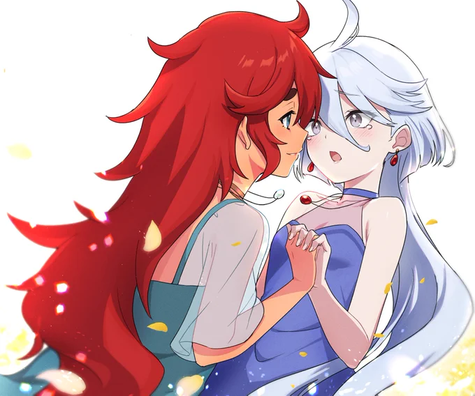 スレミオ絵黄色い花は赤い輝く星になる#水星の魔女 #G_Witch 