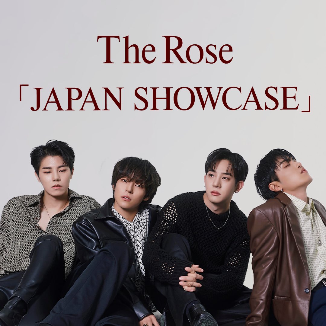 더로즈_The Rose on X: 「JAPAN SHOWCASE」@ duo MUSIC EXCHANGE in Tokyo  2023.4.14(FRI) Doors: 18:00 Show: 19:00 JST Tickets on sale: 2023.3.13(MON)  at 10:00 JST 🔗  #TheRoseJapan   / X