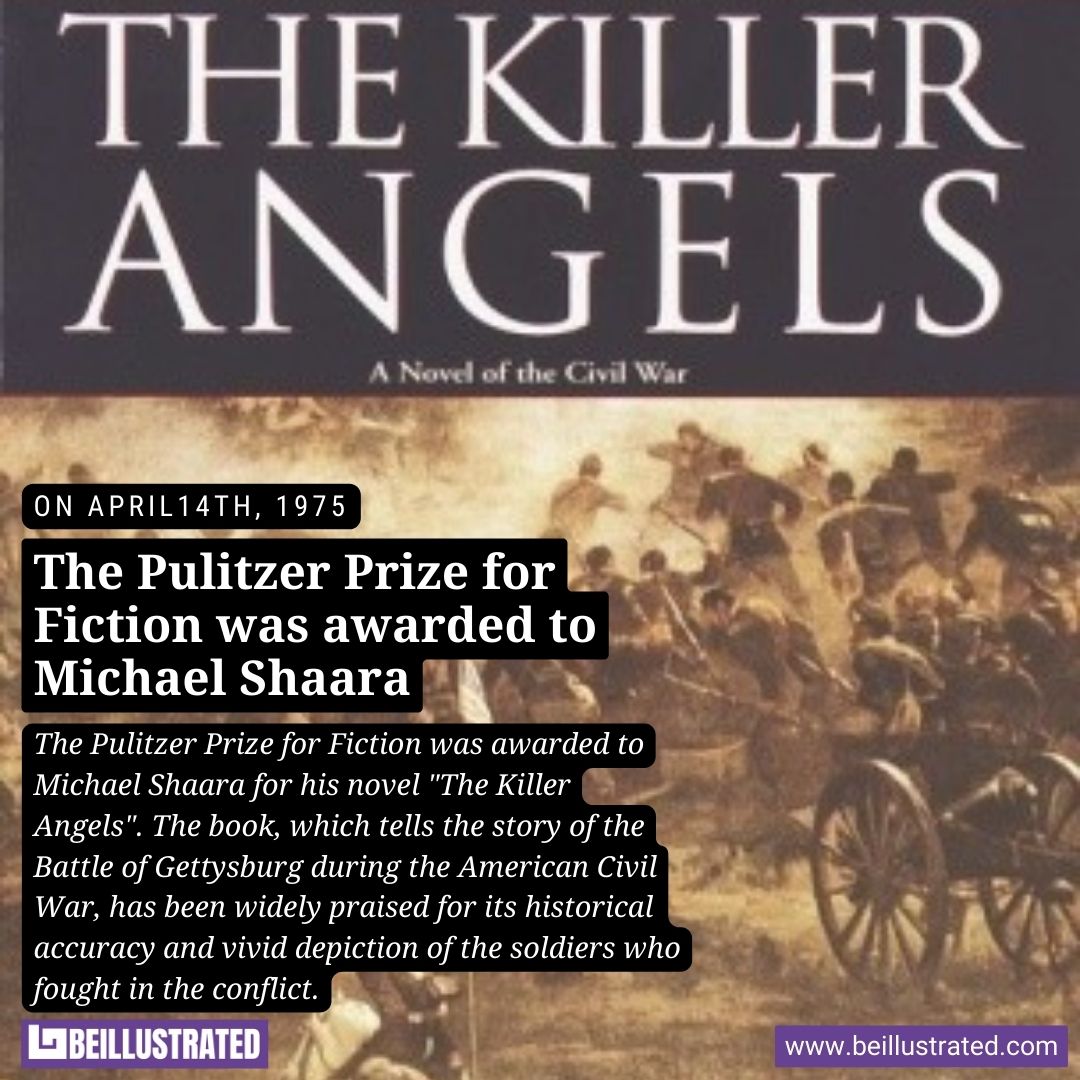#PulitzerPrize #MichaelShaara #TheKillerAngels #AmericanCivilWar #BattleOfGettysburg #HistoricalAccuracy #SoldierStories #Novelists #LiteraryAwards #HistoricalFiction #Beillustrated