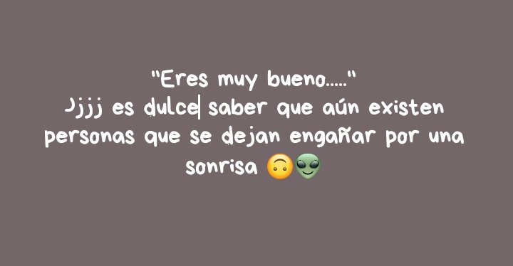 Una sonrisa falsa y así te clasifican.