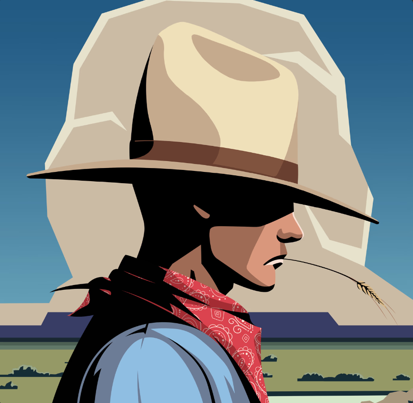NFTRankingpost's tweet photo. This NFT is a fresh and new one, launched just two days ago. Outlaws are western-style generative art collectibles. You gotta check it out! https://t.co/3BqMG6OMjs