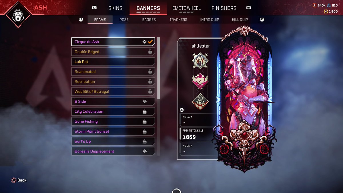 ahJester_'s tweet photo. 1000 wingman kills with #Ash #ApexLegends #Wingy https://t.co/MT8KxkRKjN