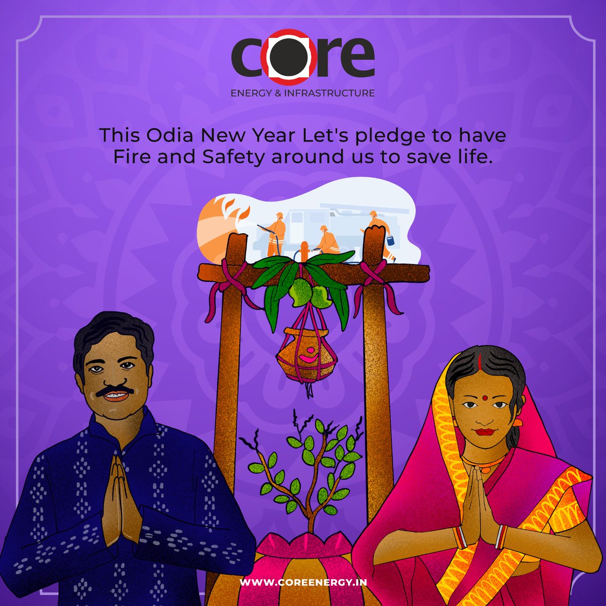 Core Energy & Infrastructure (@coreodisha) on Twitter photo This #OdiaNewYear let's pledge to have Fire and Safety around us to save life. #firesafety #VishubaSankranti #PanaSankranti <a href="/DGFS_HGs_CD/">DG Fire Services, Odisha</a> <a href="/cfo_odisha/">Chief Fire Officer, Odisha</a> <a href="/ADGFS_HGs_CD/">ADG Fire Services, Odisha</a> <a href="/osdmaodisha/">OSDMA Odisha</a> <a href="/beyondcarlton/">Beyond Carlton</a> This #OdiaNewYear let's pledge to have Fire and Safety around us to save life. #firesafety #VishubaSankranti #PanaSankranti <a href="/DGFS_HGs_CD/">DG Fire Services, Odisha</a> <a href="/cfo_odisha/">Chief Fire Officer, Odisha</a> <a href="/ADGFS_HGs_CD/">ADG Fire Services, Odisha</a> <a href="/osdmaodisha/">OSDMA Odisha</a> <a href="/beyondcarlton/">Beyond Carlton</a>