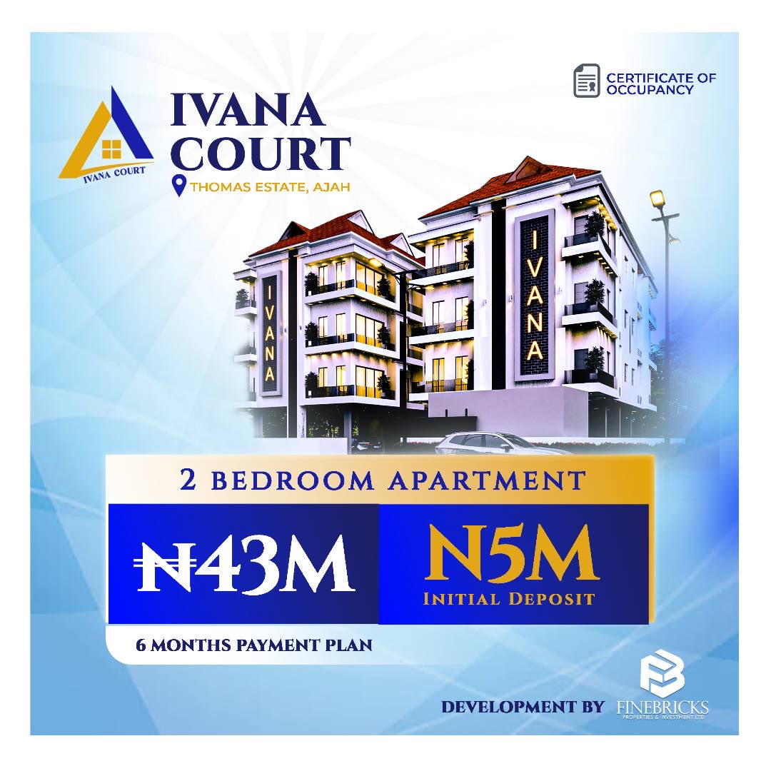 GeeGammy's tweet photo. Dear Smart Investors,

This is an unbeatable offer🎤🎉🎀🙌🏻. Here are the features: * the only ‘off-plan’ project before Abraham Adesanya, Ajah* Title document: C of O * Initial deposit is N5M. * 12units of 2BR apartment. Shall we? 🤗#investor #finebricks https://t.co/nIScV35soW
