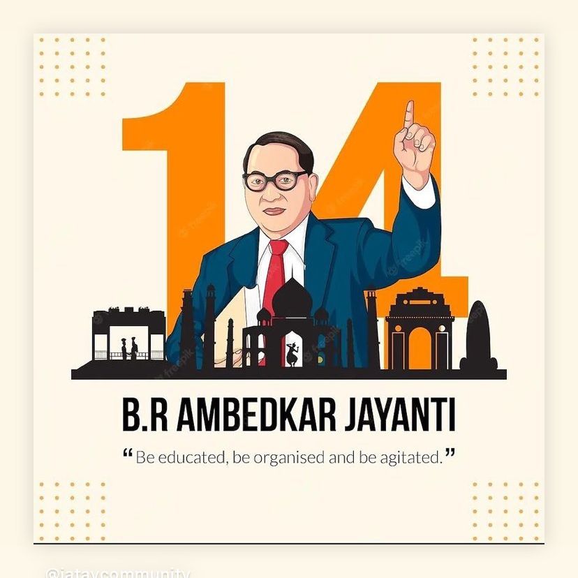 itsparvez07's tweet photo. DR. B.R AMBEDKAR JAYANTI 2023

“History tells us that powerful people come from powerful places. History was wrong! Powerful people make places powerful”.

#AmbedkarJayanti2023 https://t.co/gO2kxM2XNw