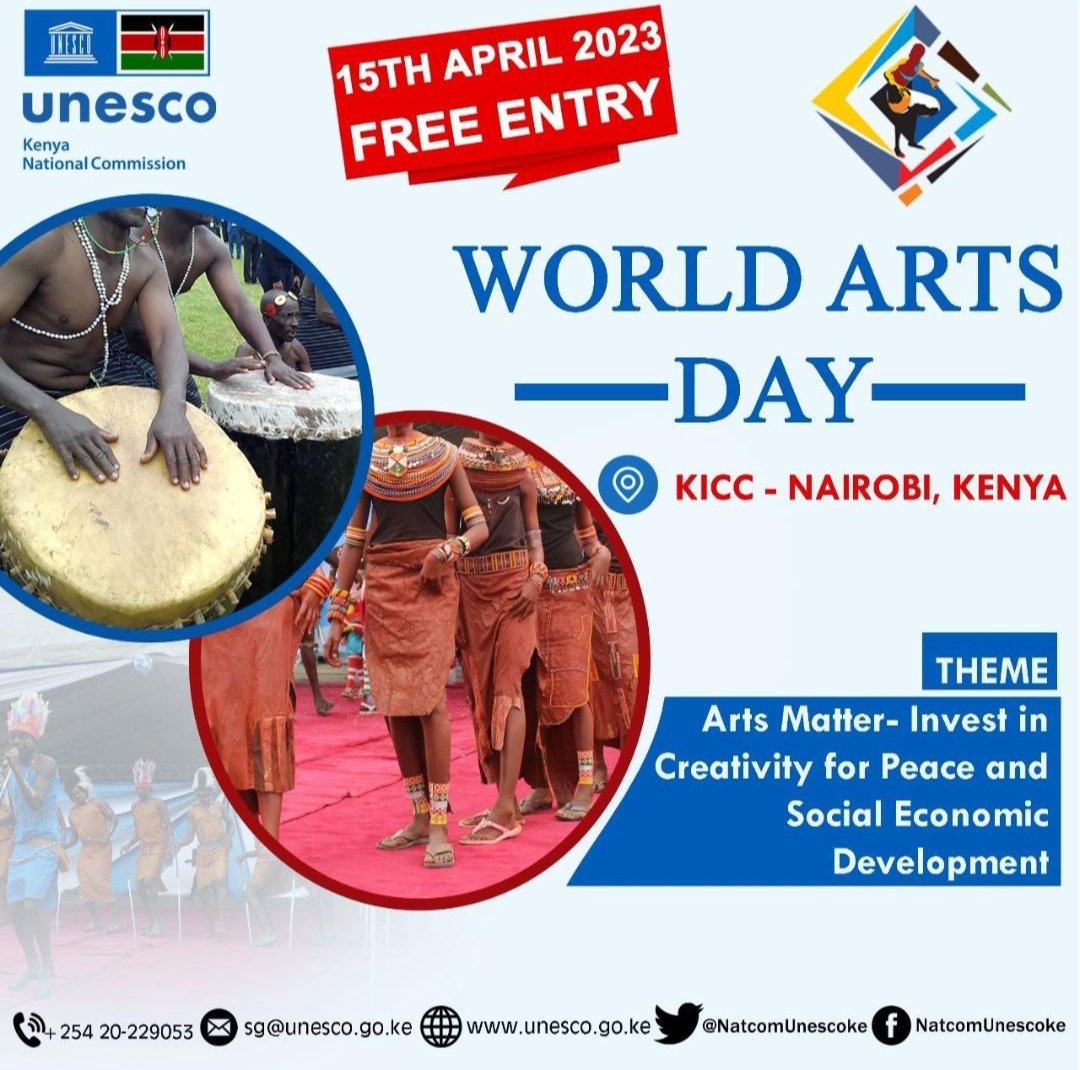 kizito_wisdom's tweet photo. An opportunity to come interact, learn from other creatives as we mark and celebrate the #WorldArtsDay @KICC_kenya 
#TalantaNiKazi https://t.co/icQUZvX7S6