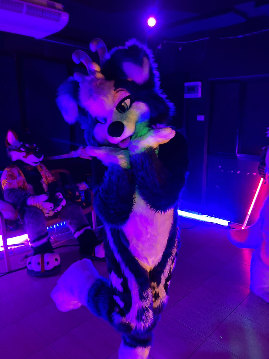 Having fun and being fabulous at Songkran (Thai new year) party day 2!!!

🦌 @nervigenz 
📸 me 😘

#FursuitFriday #Songkran2023