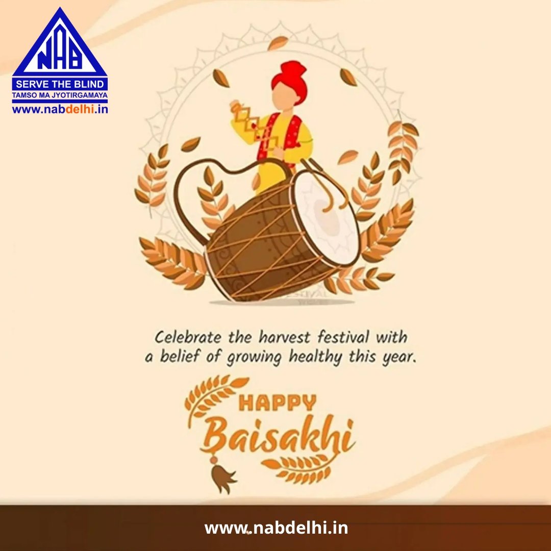 nabdelhionline's tweet photo. NAB Delhi Wishes you a joyous and prosperous Baisakhi. May this festival bring happiness and new beginnings to your life!
.
.
.
#nabd #nabdelhi #Baisakhi #HappyBaisakhi https://t.co/OFqhkOahxo