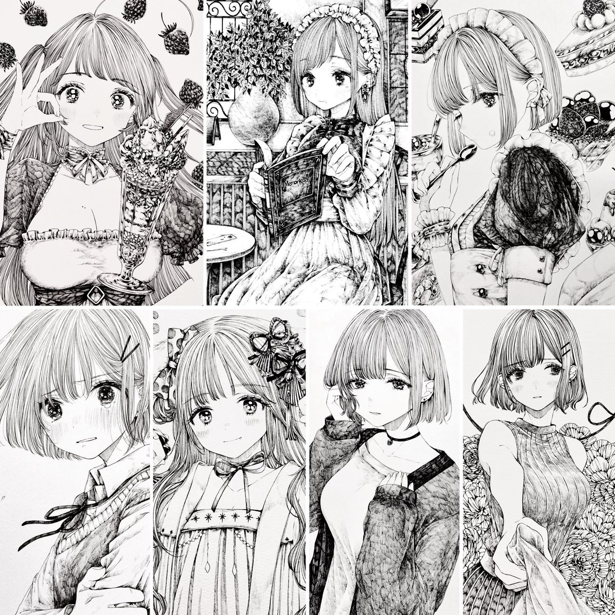 展示作品はこちらの7点と個人像作品が数点の予定です!
画像の7点については、本日下記時間に通販で販売いたします。

※イベント会場での販売はございませんのでご注意ください🙇‍♂️

✅絵画の販売について
◇【4月14日(金)20時】オープン
◇下記BOOTHにて販売
https://t.co/nRS8jtw4hI 