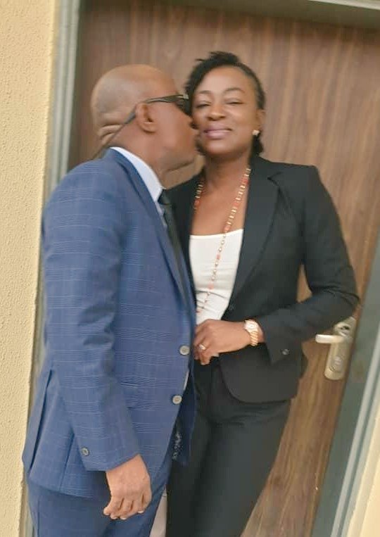 Waziriadio's tweet photo. Then, which of the favours of thy Lord will ye deny? 

Today is our 22nd wedding anniversary. 

What a journey!

We thank God for everything. 

Everything. 

This is the Lord's doing, and it is marvellous in our eyes. 🙏🙏🙏

@MetroBakeryAbj 💜💜💜 https://t.co/TPUAjIsO7x