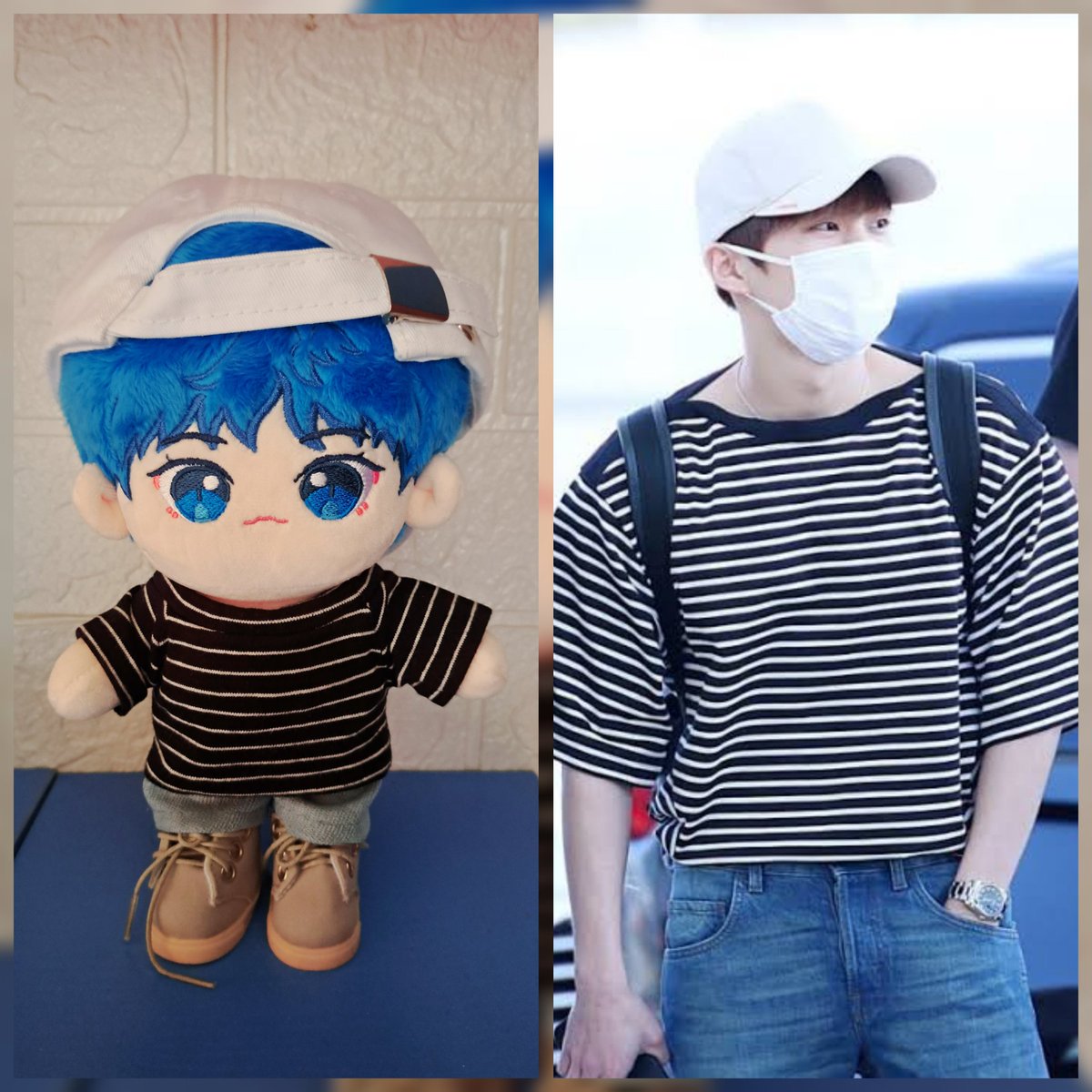 Finally Xiumin's inspired doll 😍😍😍 got the doll from @buonnatale_ thank you so much!!! 💕