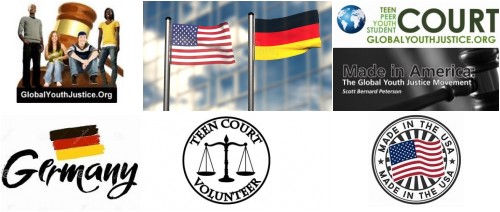 Germany now has 2nd MOST Youth-Led <a href="/JuvenileCrime/">Global Youth Justice, Inc.</a> TEEN COURT Diversion Programs in the World, in several settings from Justice to Schools.

There are 42 Operational in Germany, with Bavaria leading, and 1000's of Youth Involved.

Congratulations Germany.

GlobalYouthJustice.org