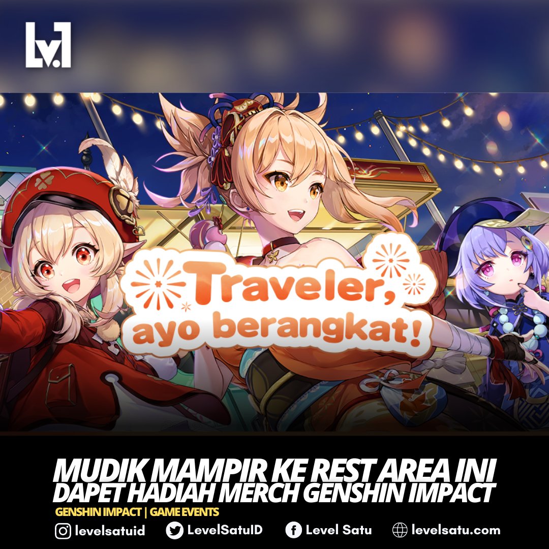 LevelSatuID's tweet photo. “Traveler, Ayo Berangkat” akan dilaksanakan selama tanggal 15-23 April 2023 nanti dengan empat Rest Area bertema Genshin Impact.

Selengkapnya di https://t.co/R6uzYEYbyO

#levelsatu #gamenews #beritagame #aew #akungenshinimpact #alhaitham #animefanart #aratakiitto #childe https://t.co/4CntJn3HDy