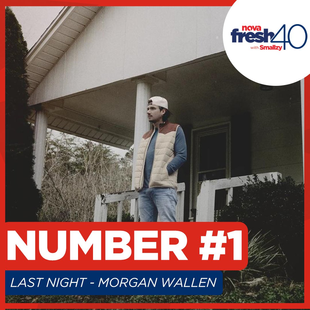 Smallzy's tweet photo. The #1 song on #NovasFresh40 IS...

A BRAND NEW #1! @MorganWallen - LAST NIGHT 🌙✨

Tune in 7pm next Friday for more #NovasFresh40! 🎶 https://t.co/qdNViYdGc3