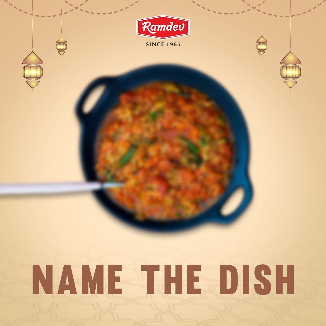 Ramdev_Food's tweet image. The sev is all we crave for when it comes to this sabji! Comment the name of the dish below.

#Ramdev #RamdevStore #RamdevMasala #RamdevSpices