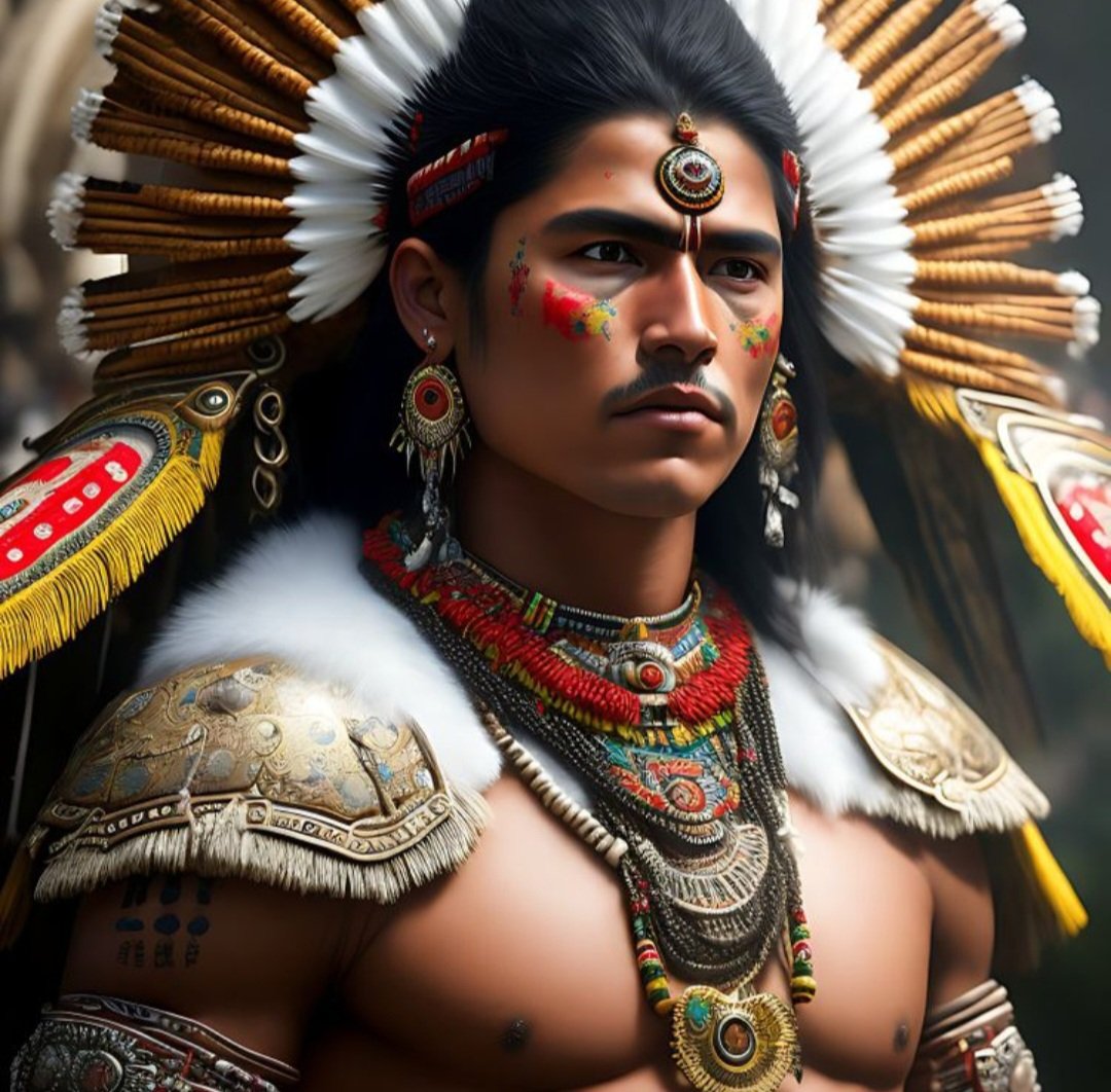Random_IA's tweet photo. #Huitzilopochtli
#random_ia #random_iaphotos #aztecwarrior #oilpainting #iA https://t.co/DZ04FtUADI