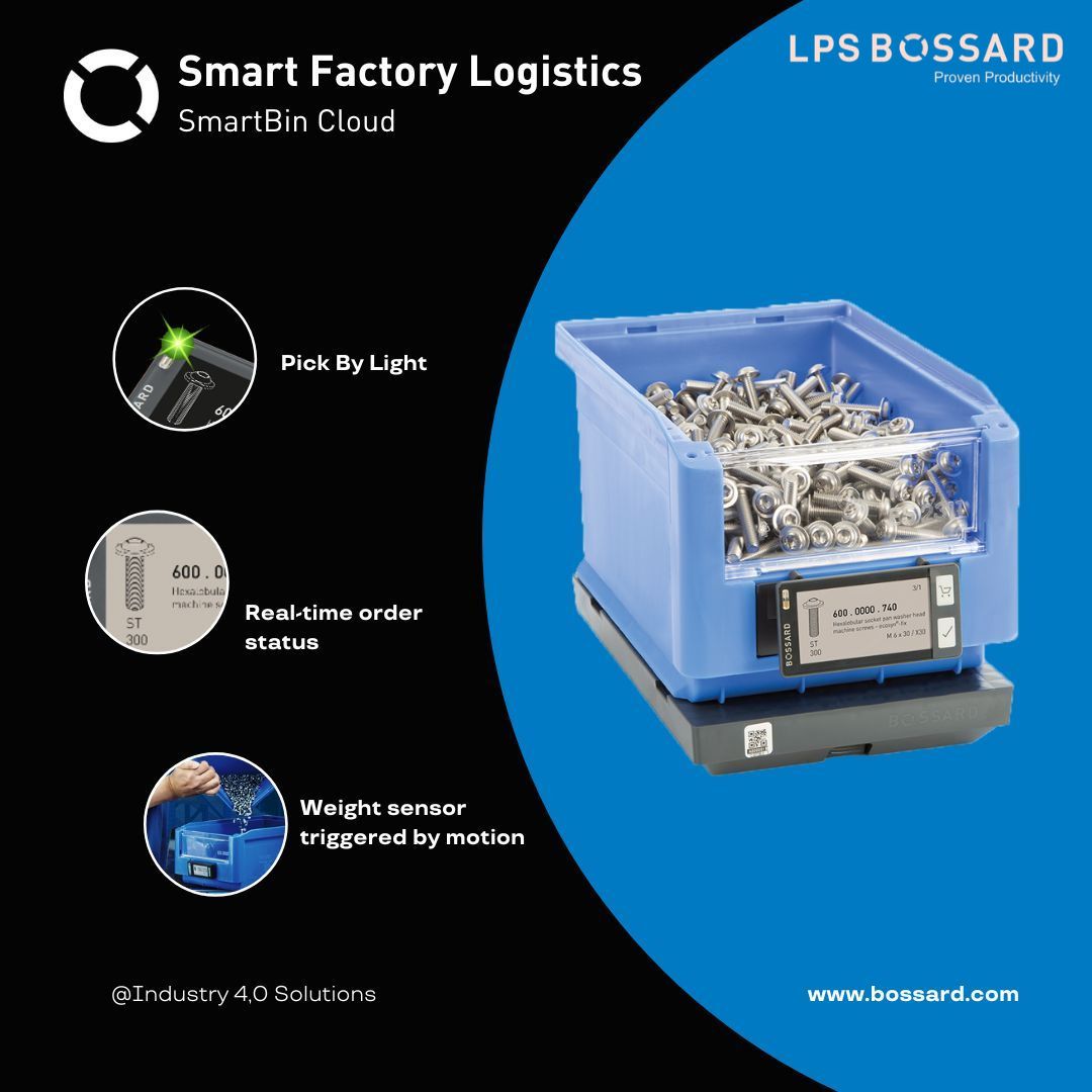 BossardIndia's tweet image. #SmartBinCloud makes use of the existing infrastructure through the newest IIoT communication. The real-time data is easily accessible through a reliable and secure industrial cloud connection at any time and place in the factory.

Learn more: bossard.com/in-en/smart-fa…