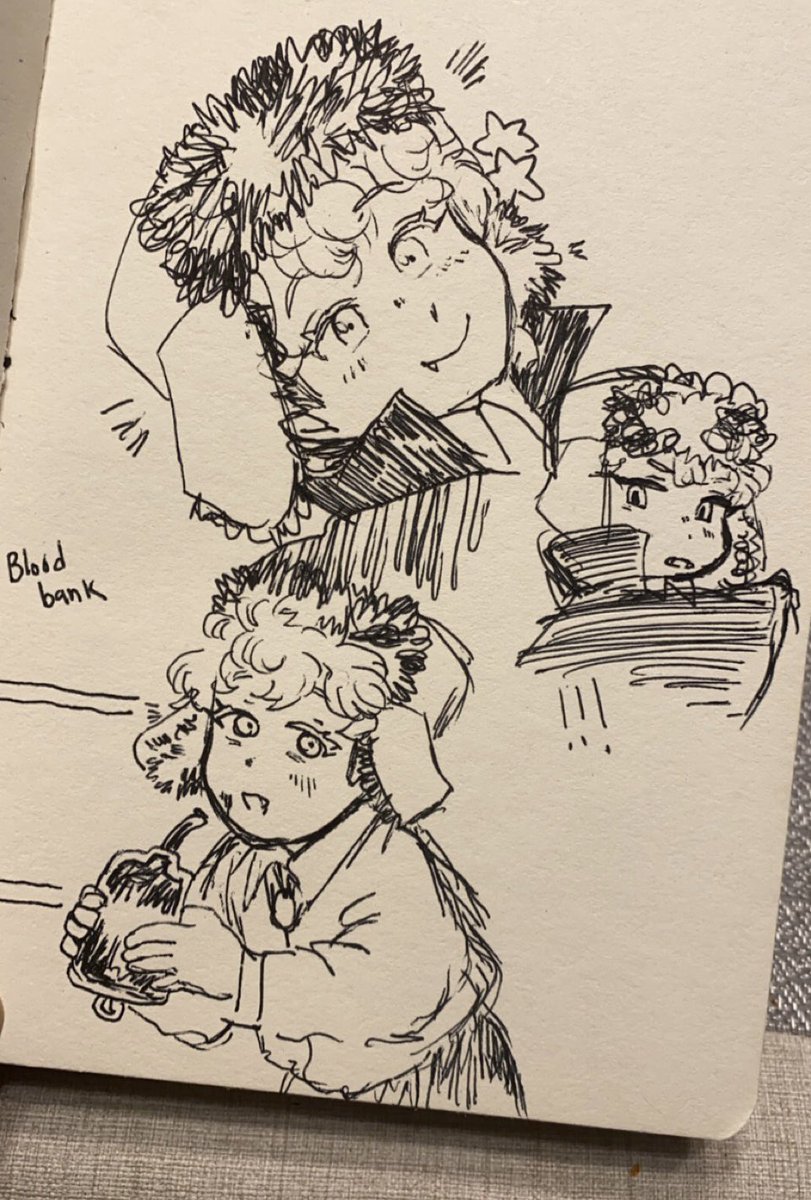 bat_jelly's tweet photo. Quick pen stuff https://t.co/U6ac00xjXH