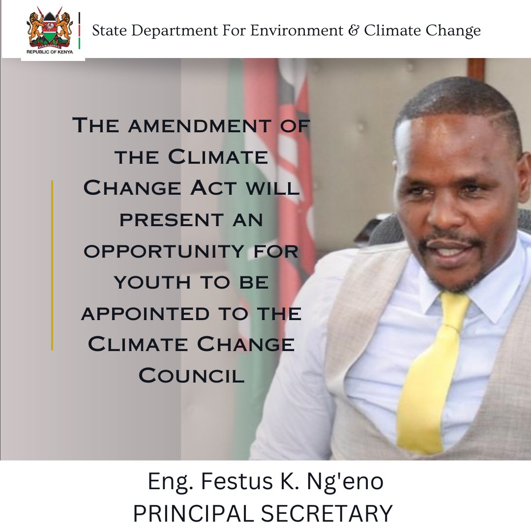EnviClimateC_Ke's tweet photo. #ClimateChangeAmendmentBill2023 #YouthEngagement #ClimateAction https://t.co/9XvnsxAixd