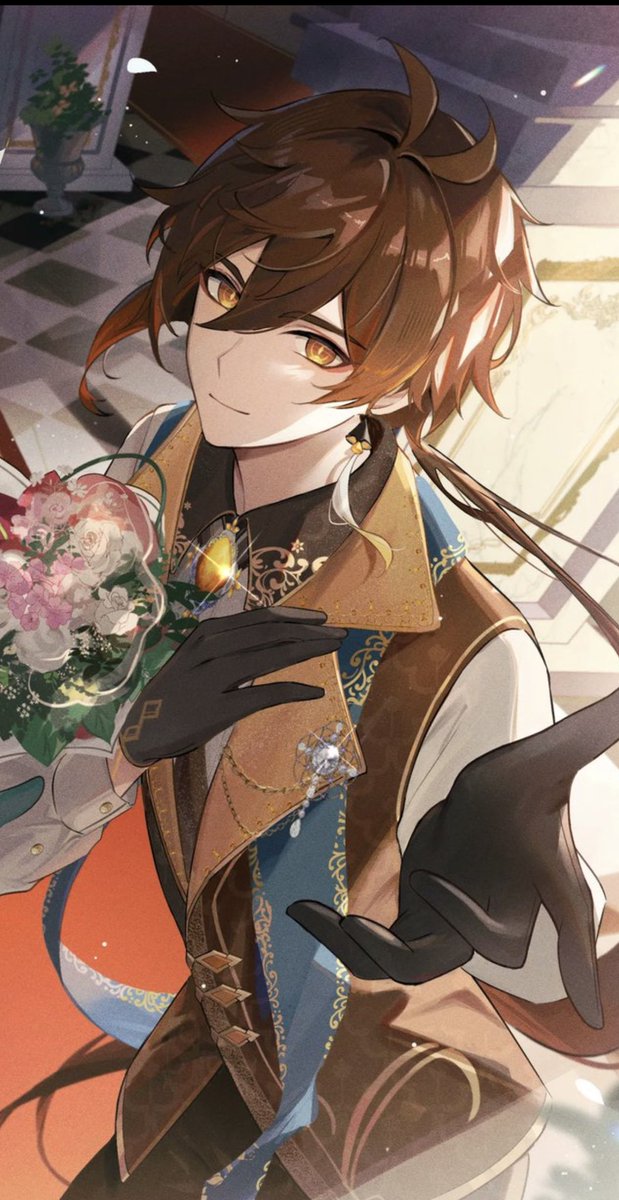 Told y’all he’d look good with blue and gold 🤭💙💐