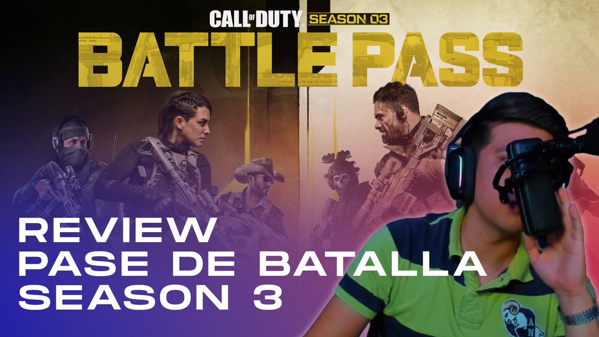 REVIEW DEL PASE DE BATALLA DE TEMPORADA 3 Y LOTE DEL CONEJO DE PASCUA DE WARZONE 2.0!3⃣☣️
youtu.be/-9GS3us8EQs

#Warzone2 #CallofDutyModernWarfare2 #CallofDutyWarzone #COD #gaming