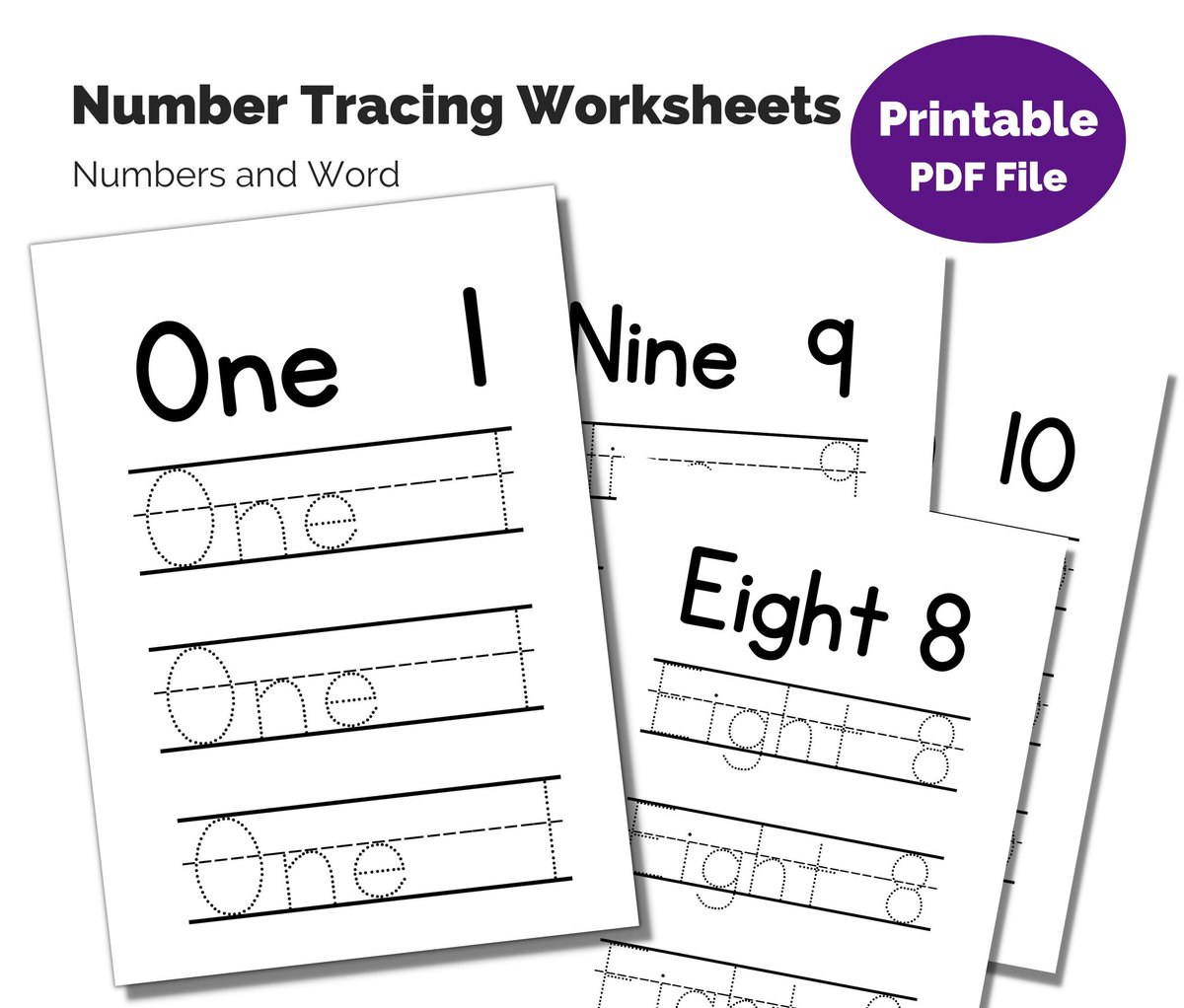 designmypost's tweet photo. A great pack for the little ones! One to ten number worksheets. Number tracing learning for young children. Teaching resources. Copy practice writing sheets. #etsy #learningresources #numberpractice https://t.co/HFf5kgOQFy https://t.co/NatKD97BDp