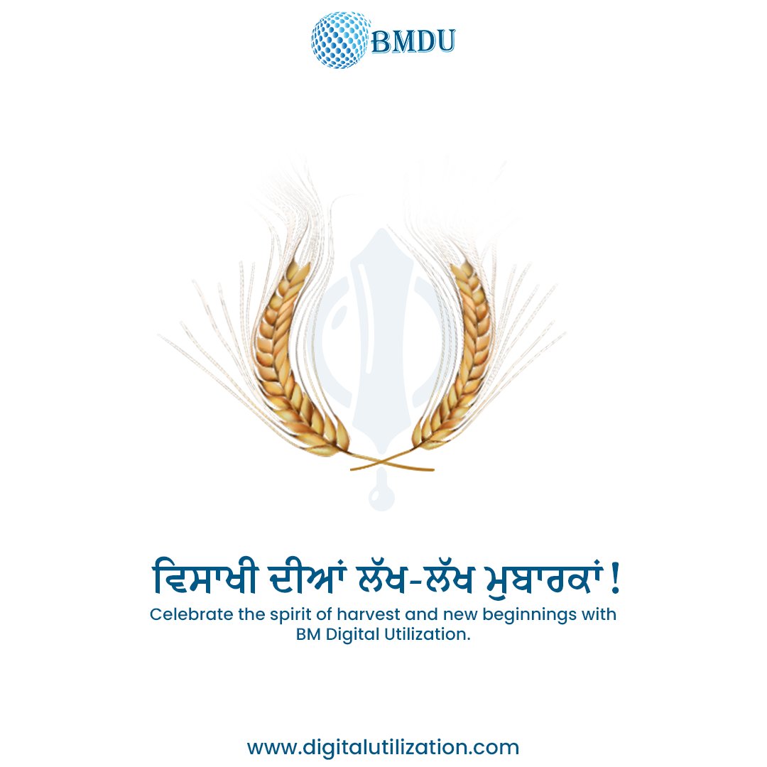 DigitalUtiliza1's tweet photo. 🌾🌞 ਸਤਨਾਮ ਸ਼੍ਰੀ ਵਾਹਿਗੁਰੂ 🙏🎉 Wishing you all a very Happy Baisakhi! May this festival bring happiness, prosperity, and new beginnings. Let's celebrate the vibrant culture and traditions of Punjab together! 🥳🕺 #HappyBaisakhi #PunjabiFestival #Vaisakhi #BMdigitalutilization https://t.co/iH1sNKkJwH