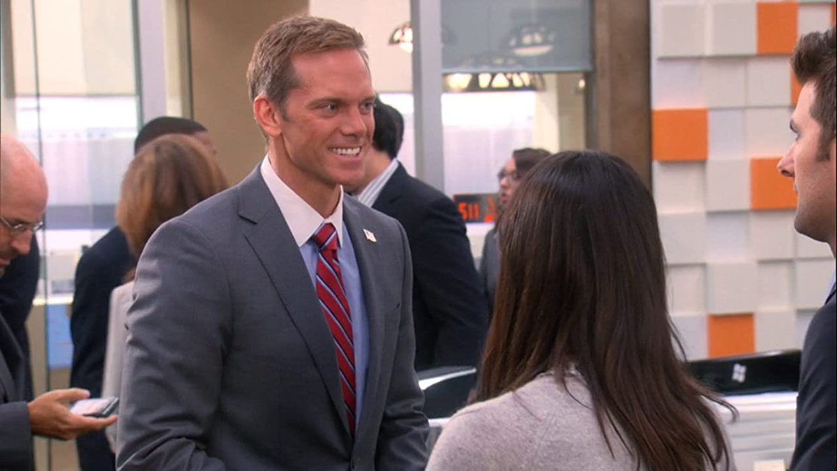 toriiindigo's tweet photo. this is congressman david murray from parks and rec https://t.co/GpSxoLgtAH