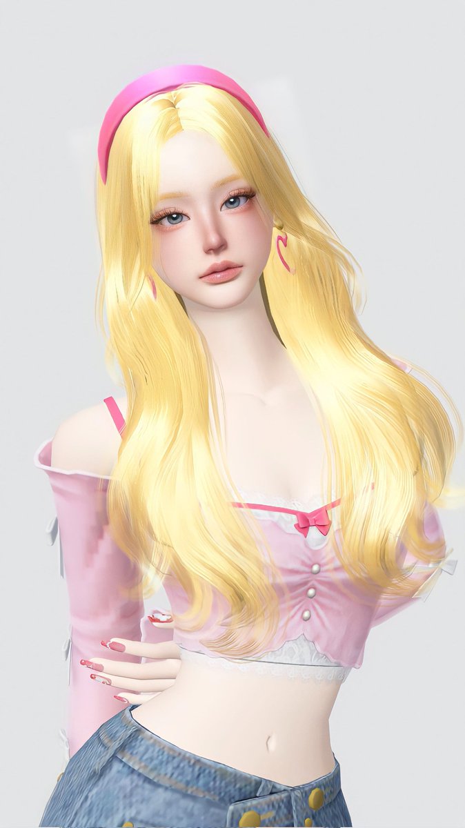veneapple's tweet photo. #zepeto's barbie 🎀 https://t.co/CwSARTDEch