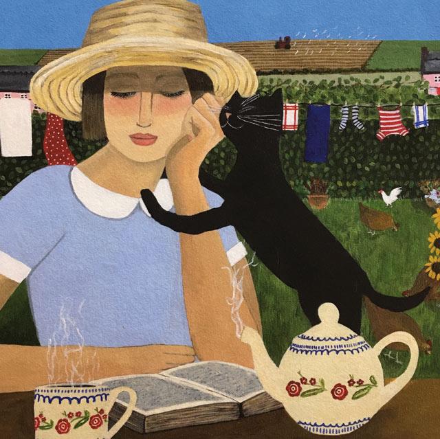 schydlowski1's tweet photo. B.O.N.J.O.U.R ☕️🧡🤎
#vendredilecture 💨🫧📚📖🐱🪷
#Pausecafé #Teefortwo 👒🫖☕️🛋🌿🪷🎶📻🪻🍃🐈‍⬛
〽️arcella Cooper🎨🖌 https://t.co/hncl2qqw7d