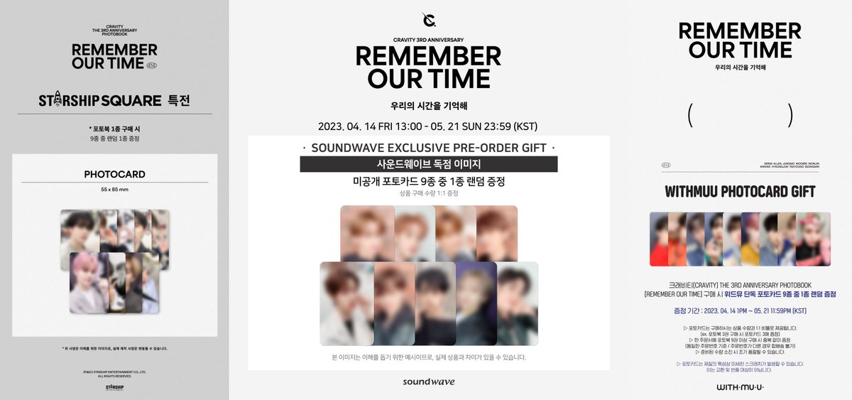 goodthingswyouu's tweet photo. #CRAVITY THE 3RD ANNIVERSARY PHOTOBOOK [REMEMBER OUR TIME]

🛥️ 1,370 thb. 
🛩️ 1,490 thb.
✴︎ ราคารวมส่งเรียบร้อยค่าา

♡ https://t.co/wRK3EczRbO 

♡ มัดจำ 800 / รับบัตรเครดิต 
♡ สอบถามเพิ่มเติม dm

#prewithgoodthings
#ตลาดนัดcravity #ลอบิตี้พลาซ่า https://t.co/JTX3vGjrzF