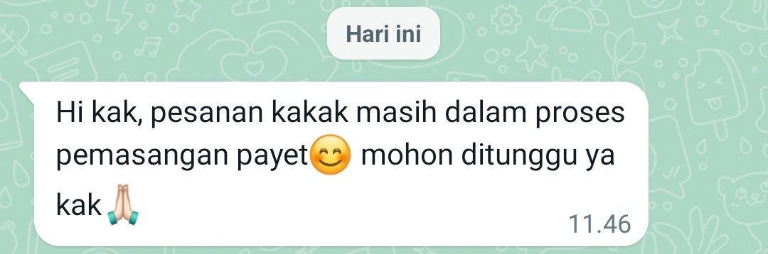 arumherliani's tweet photo. Sedih, kesel jadi satu. Curiga ga bakalan nyampe ditanggal 18 😭 https://t.co/rLgUgHZFXo