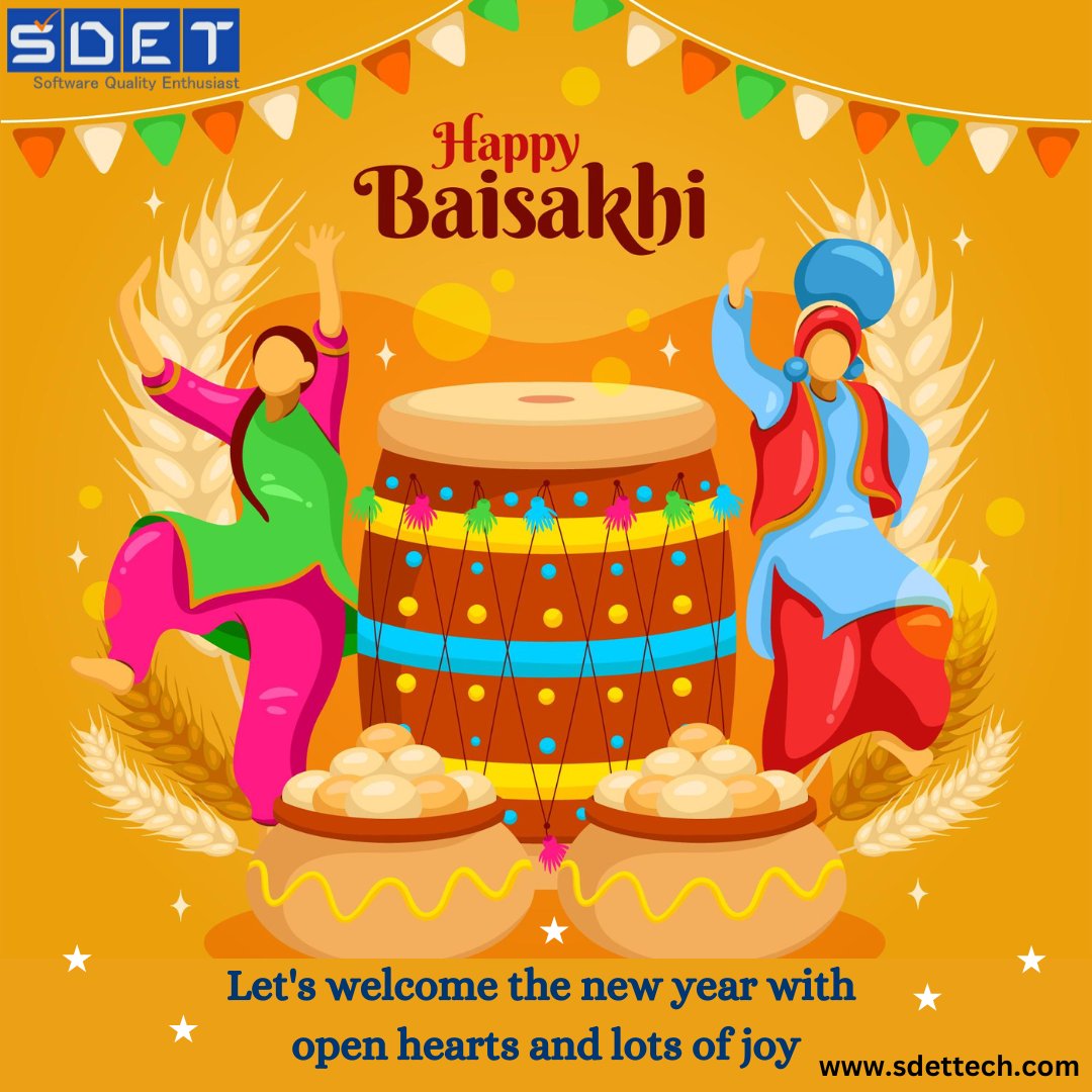 May the festival of Baisakhi bring you and your family closer together and fill your lives with love and happiness.

#SDETTech #NewBeginnings #ProsperityAndHappiness #SikhNewYear #BaisakhiCelebrations @SDET_TECH