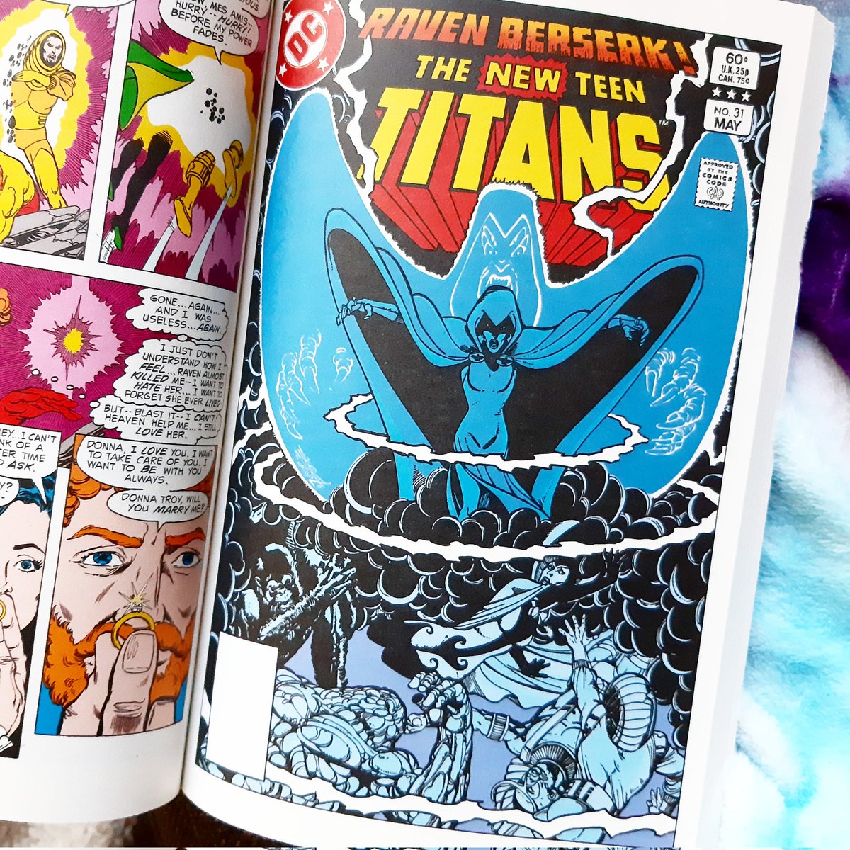 EmjayMj2's tweet photo. #TheNewTeenTitans #DCComics #DC #Raven #GeorgePérez #MarvWolfman #BrotherhoodofEvil #TNTT #TeenTitans #Warp #Plasmus #Phobia #Houngan #MonsieurMallah #Trigon https://t.co/nmE4INPPf3