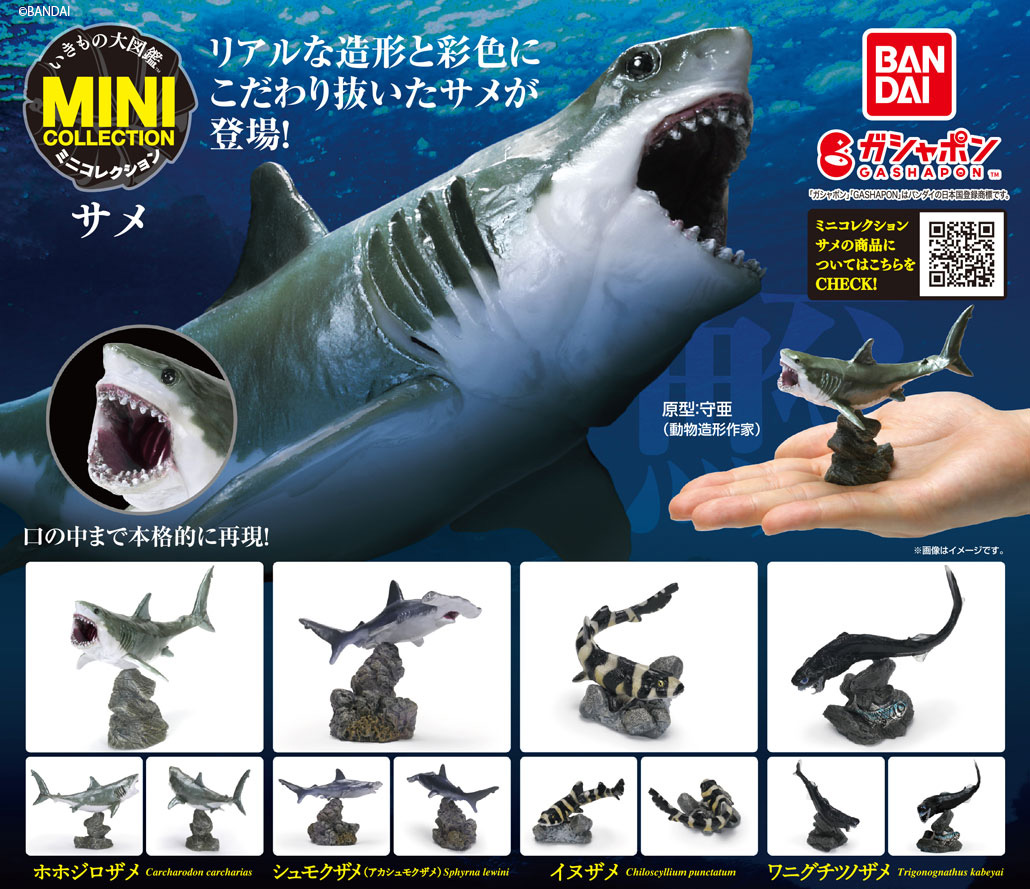 商品情報】 ／ #いきもの大図鑑ミニコレクション サメ （税込500円
