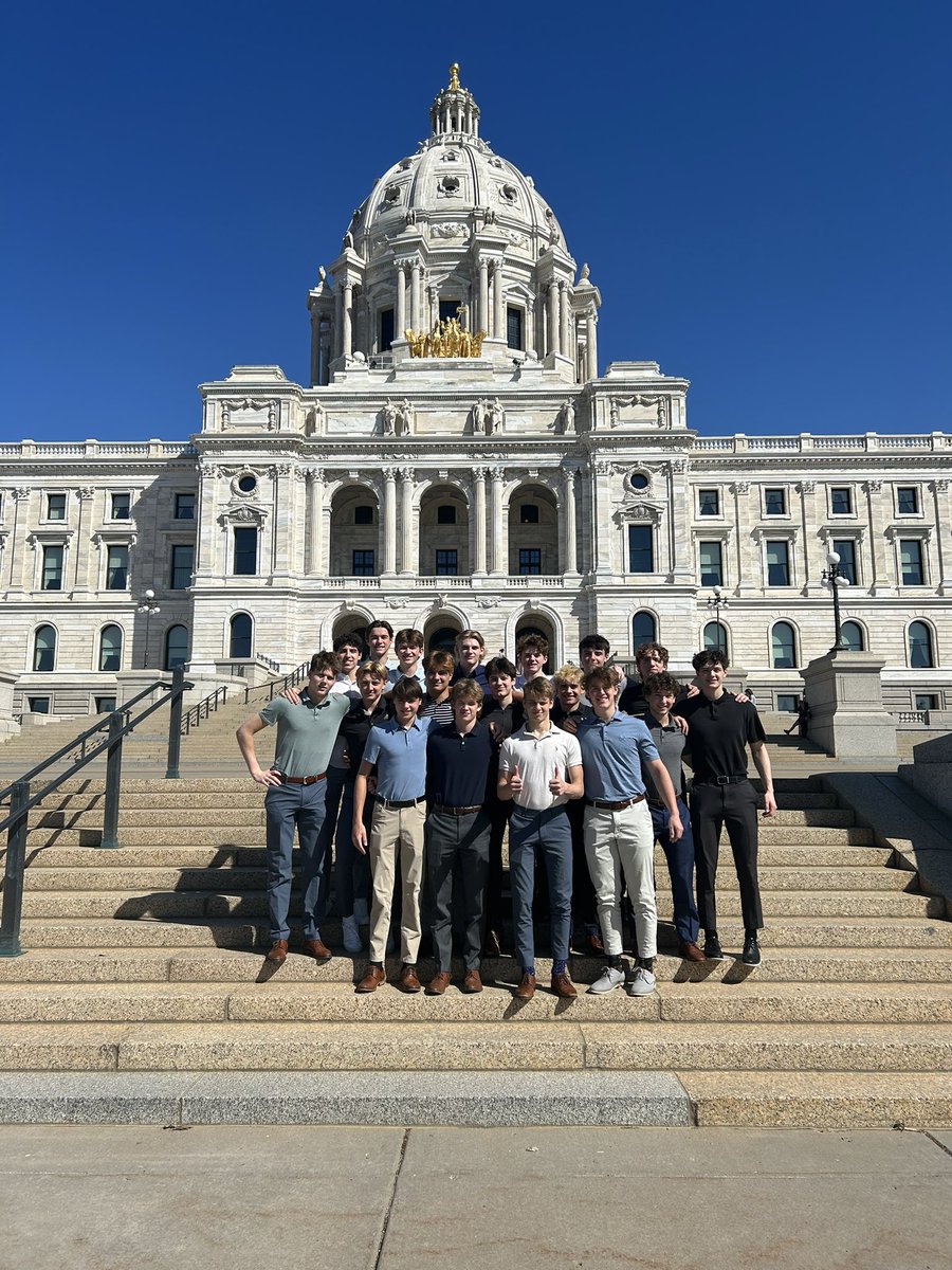 TonkaBoysPuck's tweet photo. Skippers take St. Paul again. The 2023 Class AA State Champions were honored guests and recognized on the the House floor this afternoon.
⚓️💙⚓️💙⚓️💙⚓️💙⚓️💙⚓️💙
#Skippers
#weloveourteam
#itsgoodtobeaskipper https://t.co/9YigOviDnz