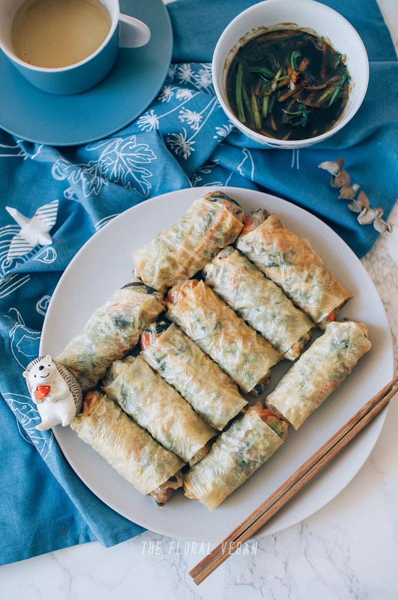 schmoozequeen's tweet photo. #Vegan Asian Tofu Rolls 🥢
#Plantbased #GlutenFree #TofuSkin or #RicePaperWraps
https://t.co/e0oww4eiGR https://t.co/2O0SBcSrdC