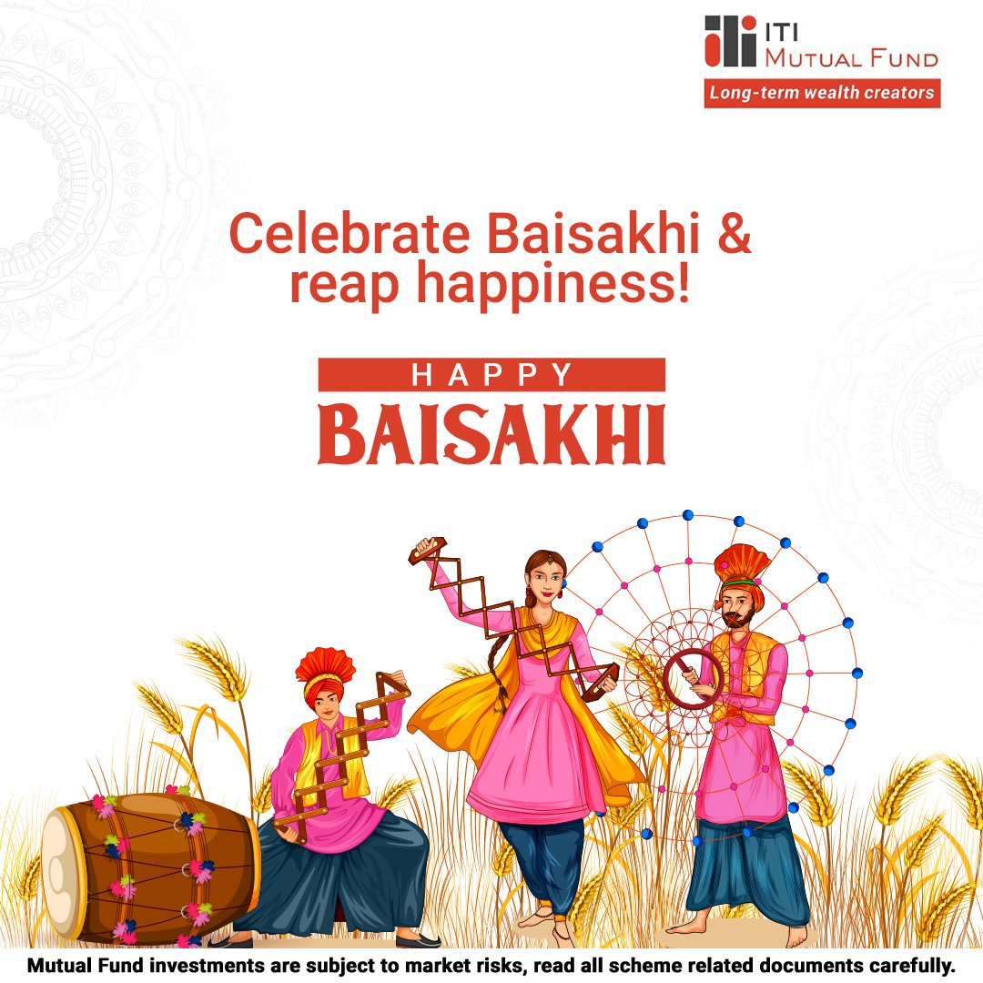 itimutualfund's tweet photo. Celebrate Baisakhi with love and joy! Let's make some efforts to reap some benefits in the long term! Happy Baisakhi! 

#ITIMutualFund #Baisakhi #MutualFundSahiHai #SIP #MutualFund #Investments https://t.co/3sfHsMDqjI