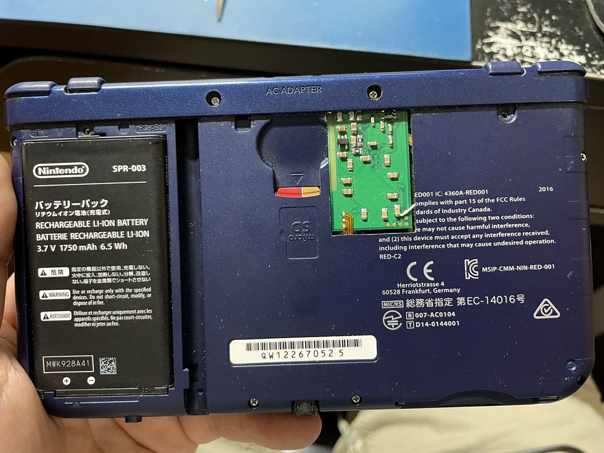 iFixRetro on Twitter "Optimize video capture card installed on the Nintendo New 3DSXL handheld