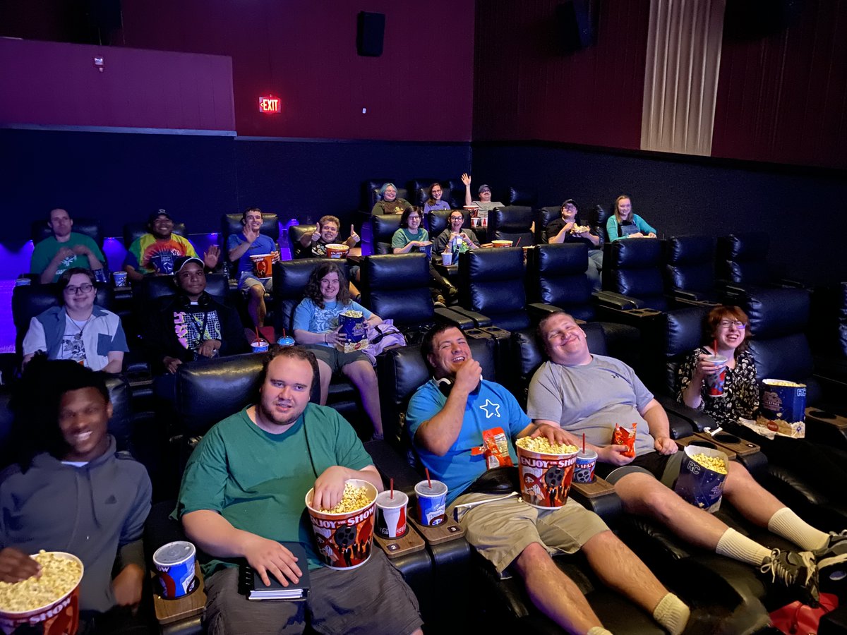 BarrierFreeMD's tweet photo. Wahoo, it's a-me, Mario! 🍄

Our Barrier-Free Studio Members had an amazing time tonight at R/C Theaters watching a private showing of The Super Mario Bros Movie. It was so much fun seeing our favorite characters on the big screen and enjoying social time with friends. https://t.co/bzWVTN0YFJ