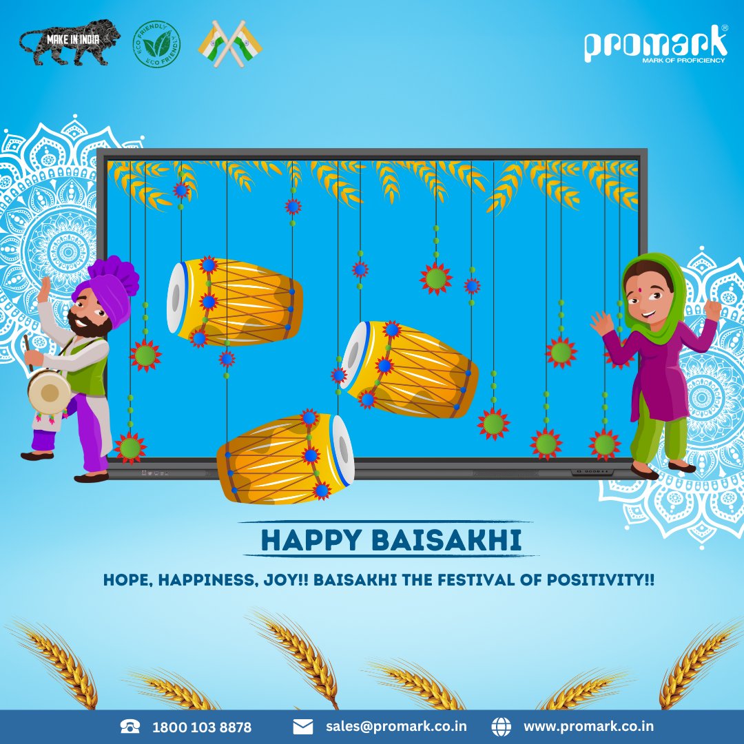 PromarkLimited's tweet photo. Let us pray that this Baisakhi will be a year of peace, fresh happiness, and a plethora of new friends. May God continue to bless you in the future year. Happy Baisakhi, everyone.
.
.
.
#Promark #Baisakhi #baisakhimela #festival #interactiveflatpanels #happiness #mohali https://t.co/Iuugq05roB