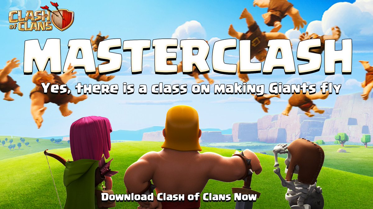 TypicalGamer's tweet photo. We just finished our @ClashofClans stream! 🔥
Do you want to learn Clash of Clans and join #MasterClash? 👀
Enter the giveaway &amp; Download Clash of Clans and join in the fun 👇

https://t.co/hU3kazklzN 

 #ClashofClans #Ad https://t.co/4uz5N5eVfb