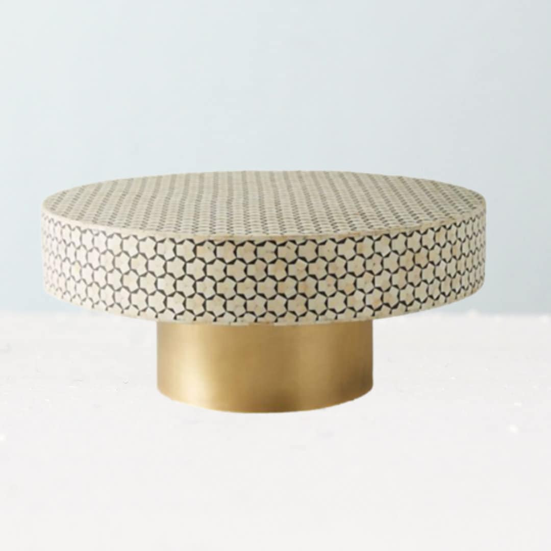 Best_Handicraft's tweet image. Excited to share the latest addition to my #etsy shop: Bone Inlay Handmade Round Coffee Table etsy.me/3mynAIx #boneinlay #handmadetable #inlaytable #boneinlaytable #coffeetable #indianfurniture #furniture #giftitems #desktable